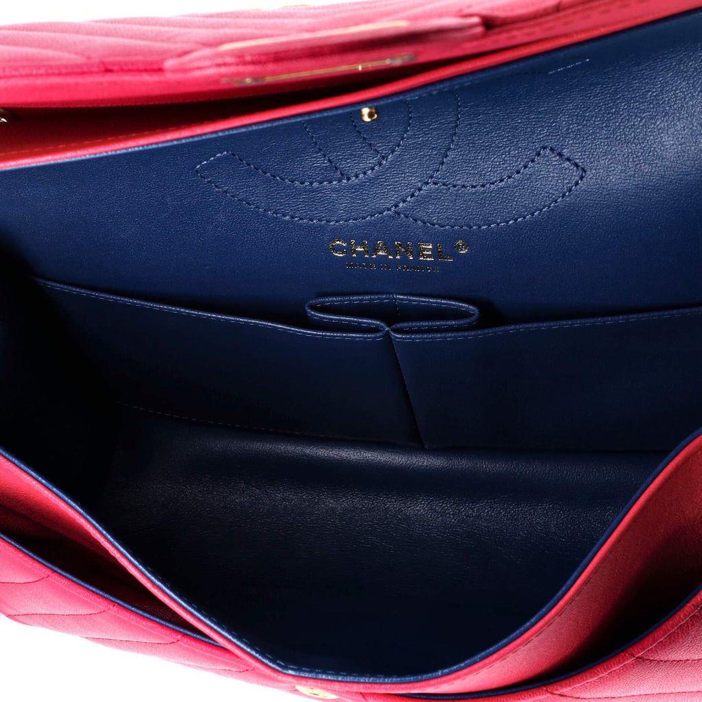 Chanel Reissue 2.55 Flap Bag Chevron Aged Calfskin 226
