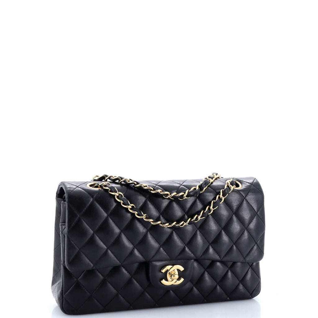 Chanel Classic Double Flap Bag Quilted Lambskin Medium