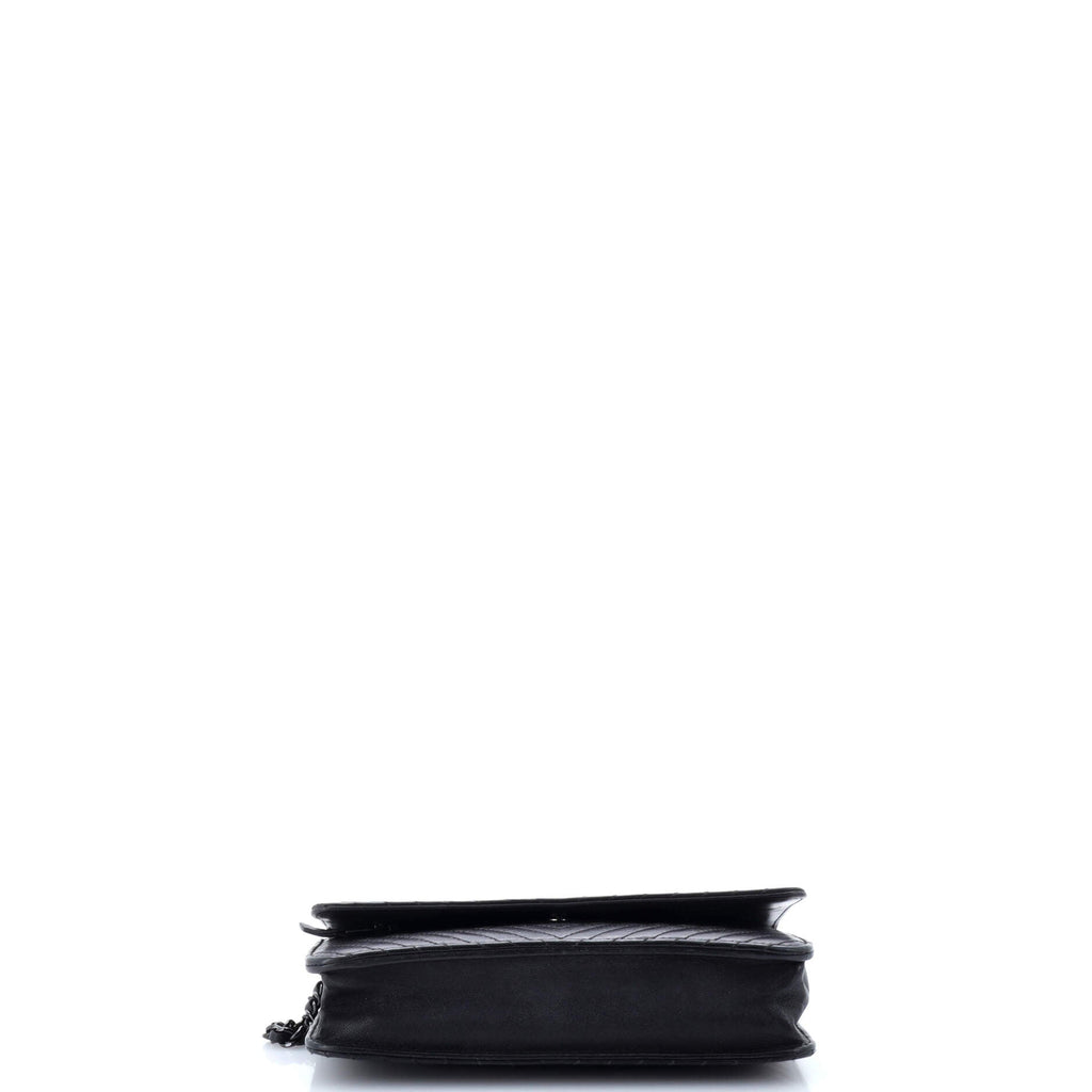 Chanel Wallet on Chain Chevron Lambskin