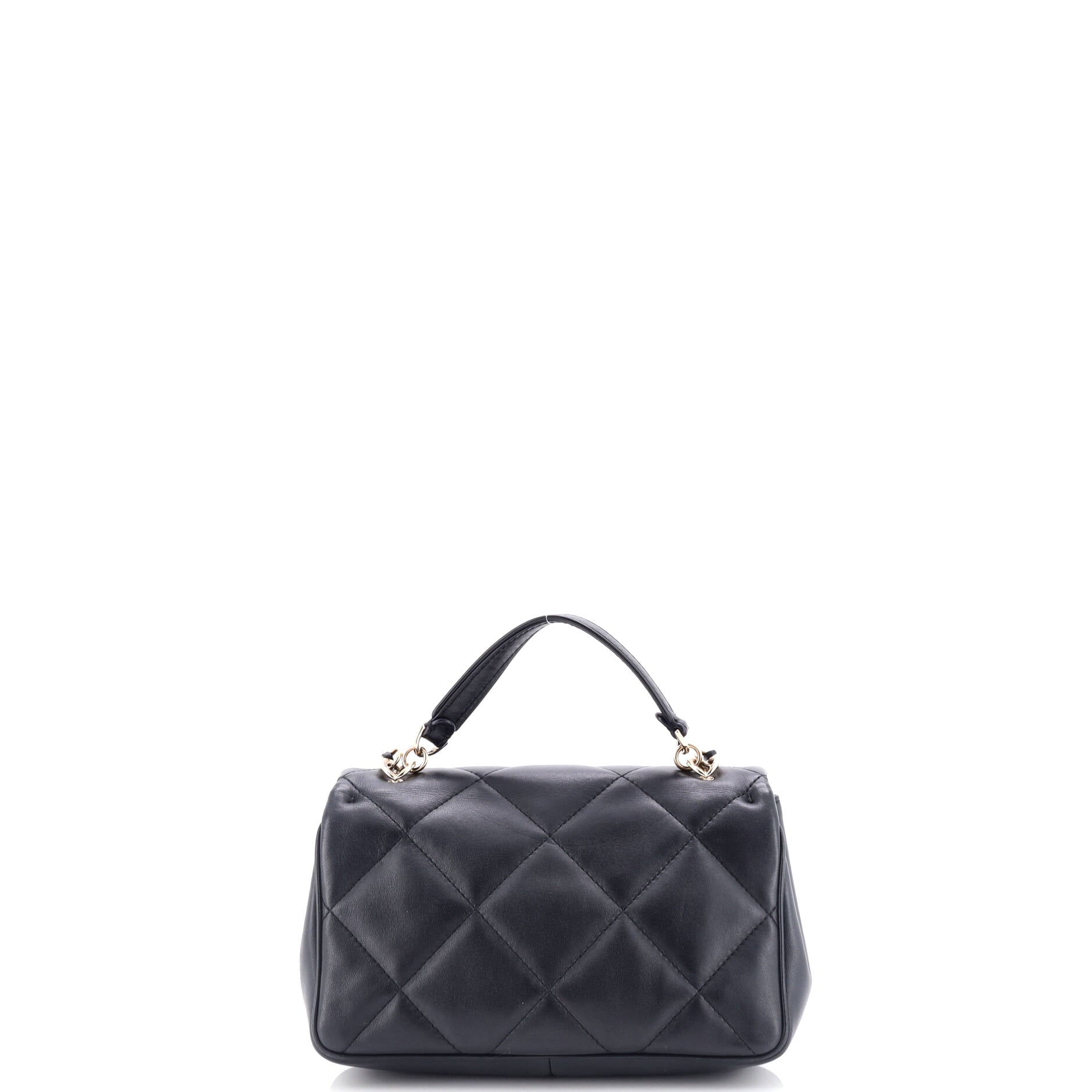 Chanel Easy Carry NM Flap Bag Quilted Lambskin Small