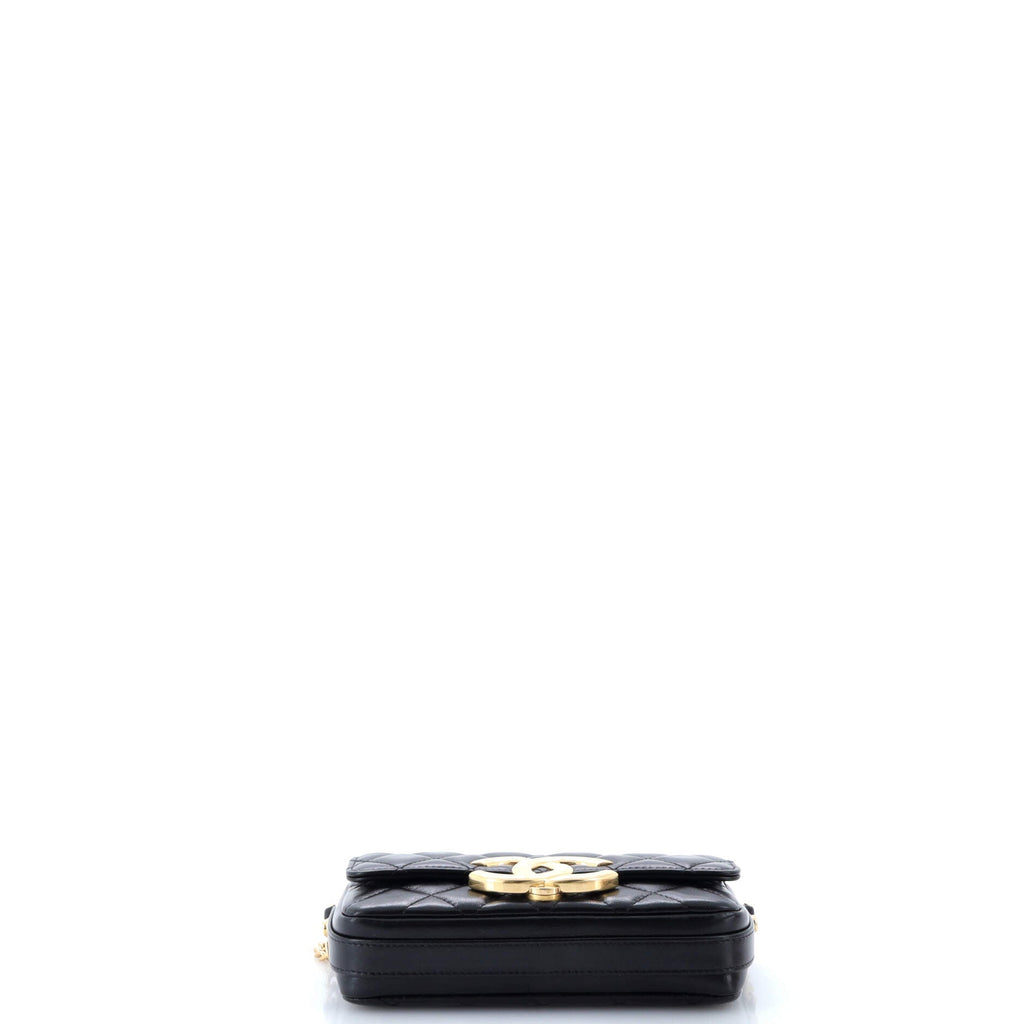 Chanel Giant CC Flap Baguette Bag Quilted Lambskin