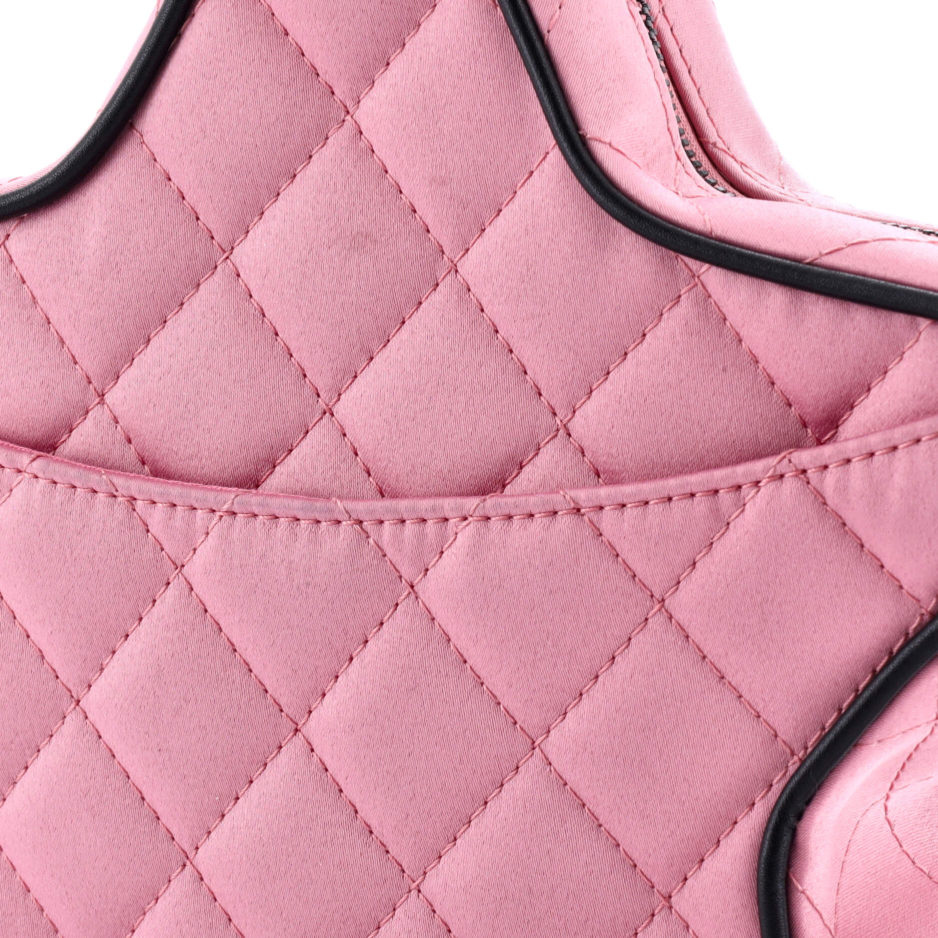 Chanel CC Walk of Fame Star Bag Quilted Satin