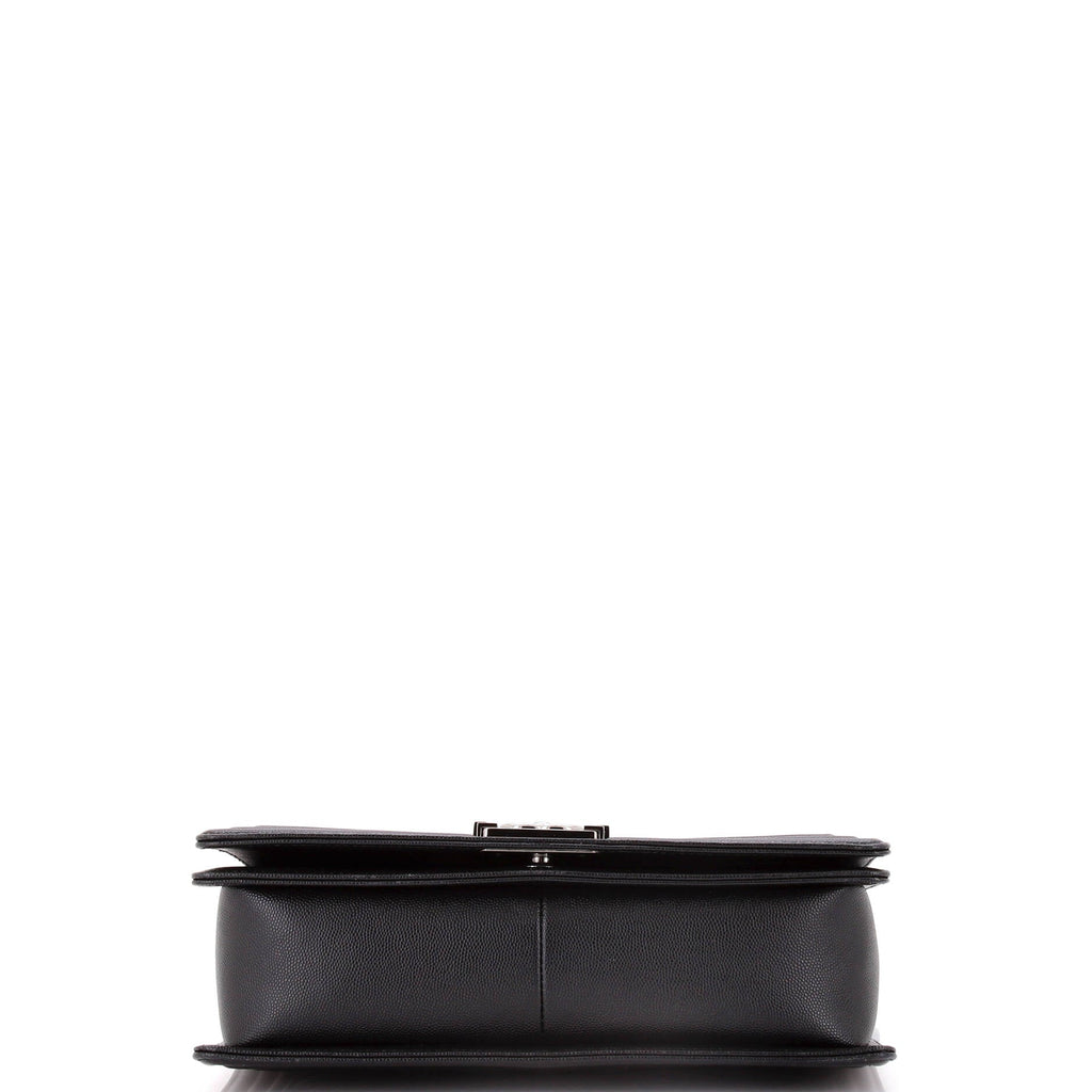 Chanel Boy Flap Bag Chevron Caviar New Medium