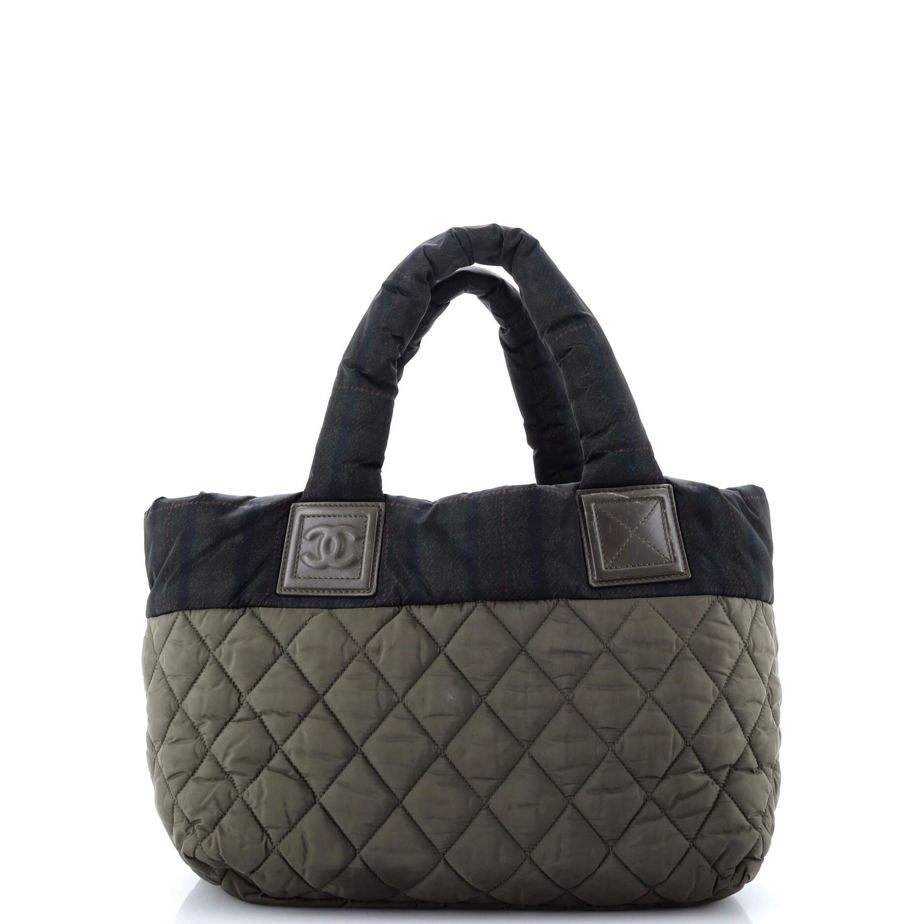 Chanel Coco Cocoon Reversible Tote Quilted Printed Nylon Small