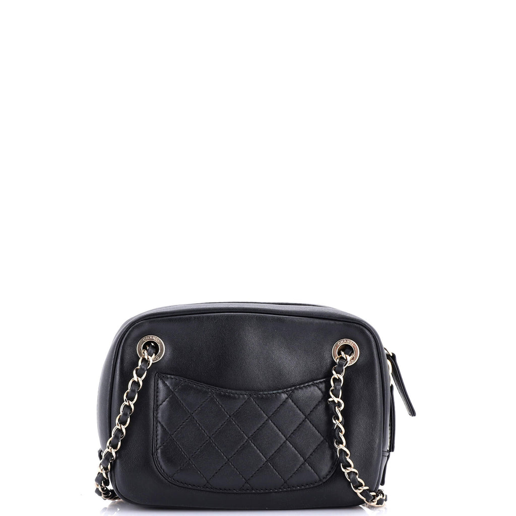 Chanel Giant Crystal CC Camera Bag Embellished Lambskin Small