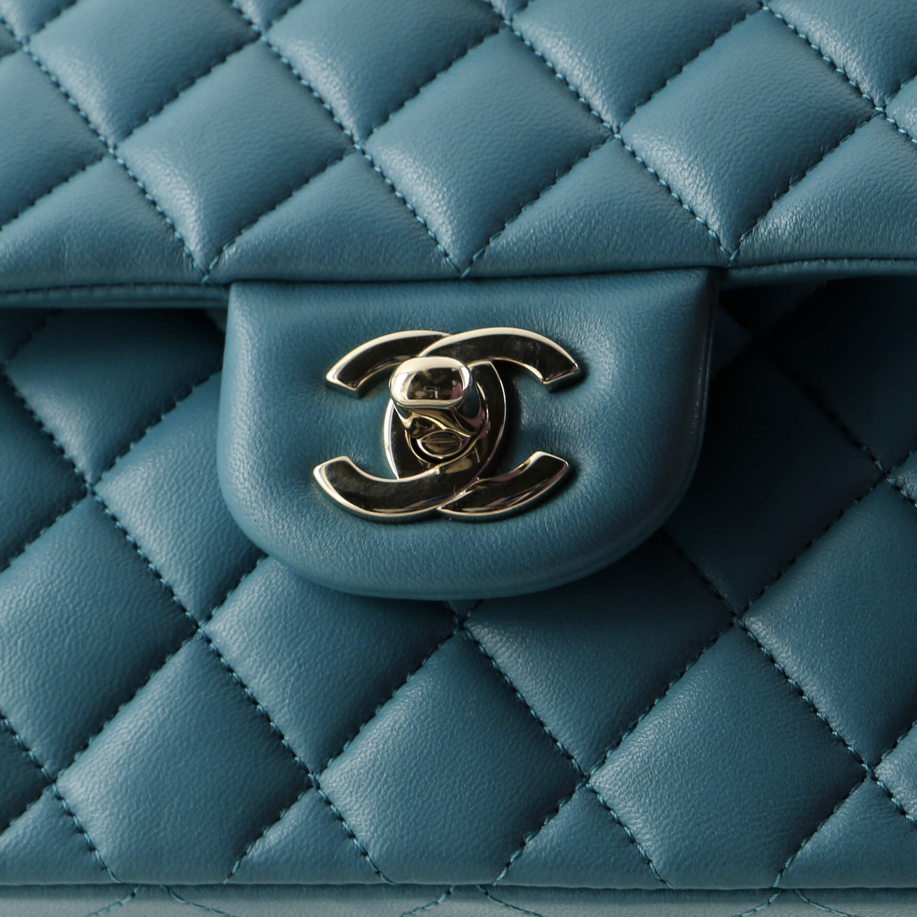 Chanel Classic Double Flap Bag Quilted Lambskin Small