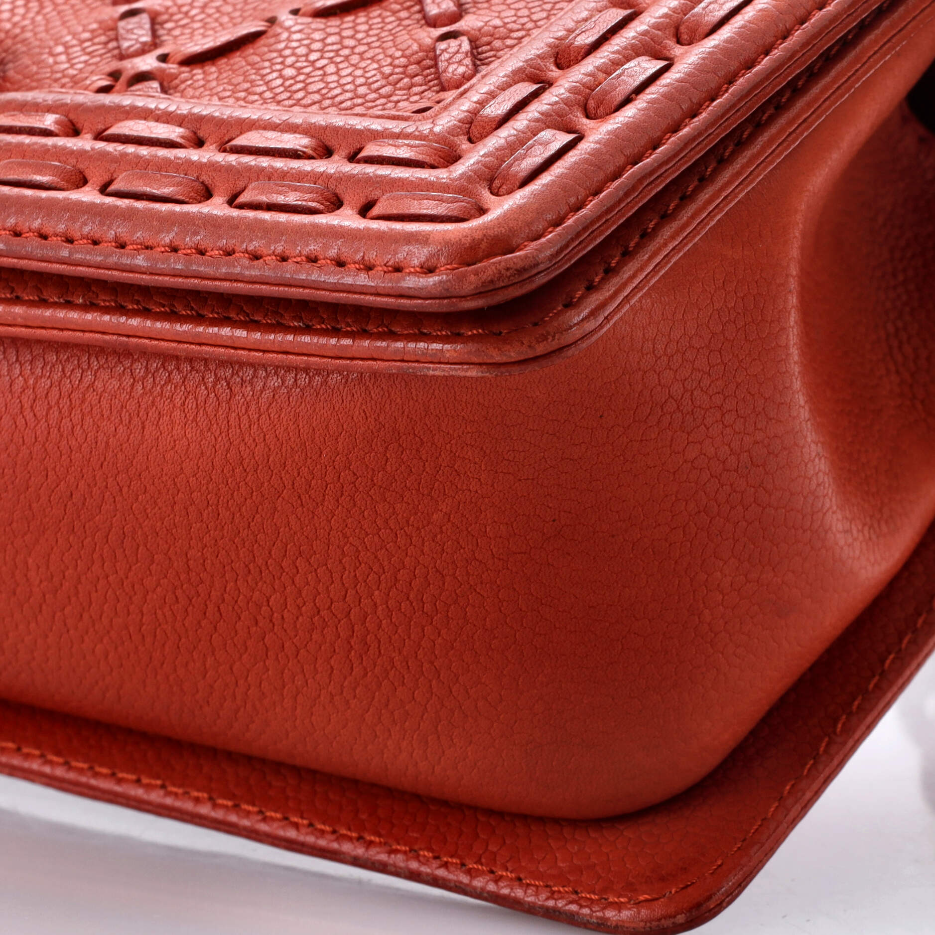 Chanel Paris-Dallas Boy Flap Bag Whipstitch Caviar Old Medium