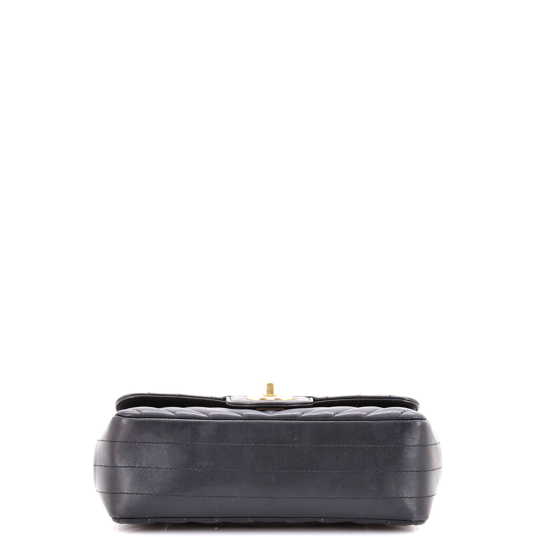 Chanel Classic Single Flap Bag Chevron Lambskin Mini