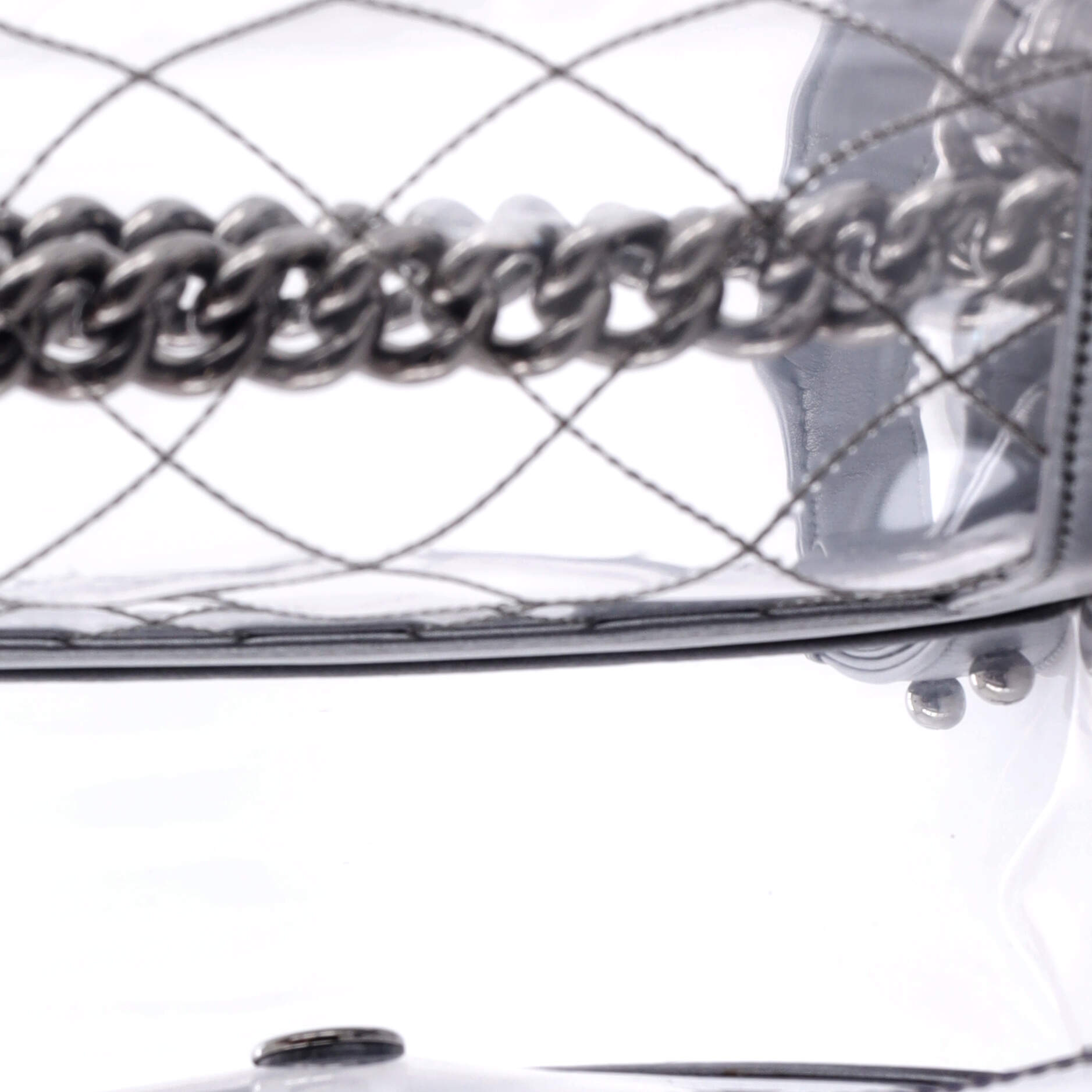 Chanel Boy Flap Bag Quilted PVC and Calfskin Small