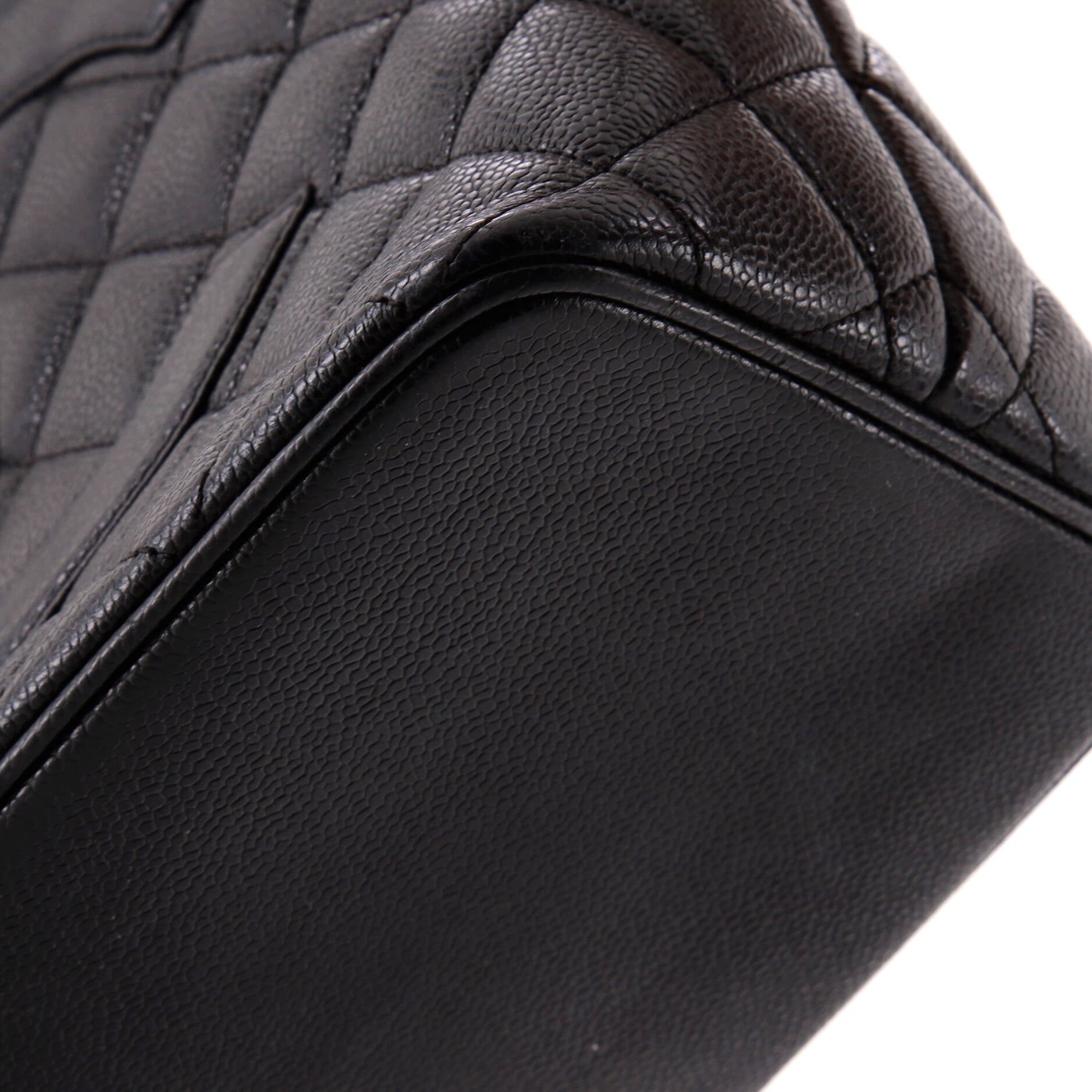 Chanel Medallion Tote Quilted Caviar
