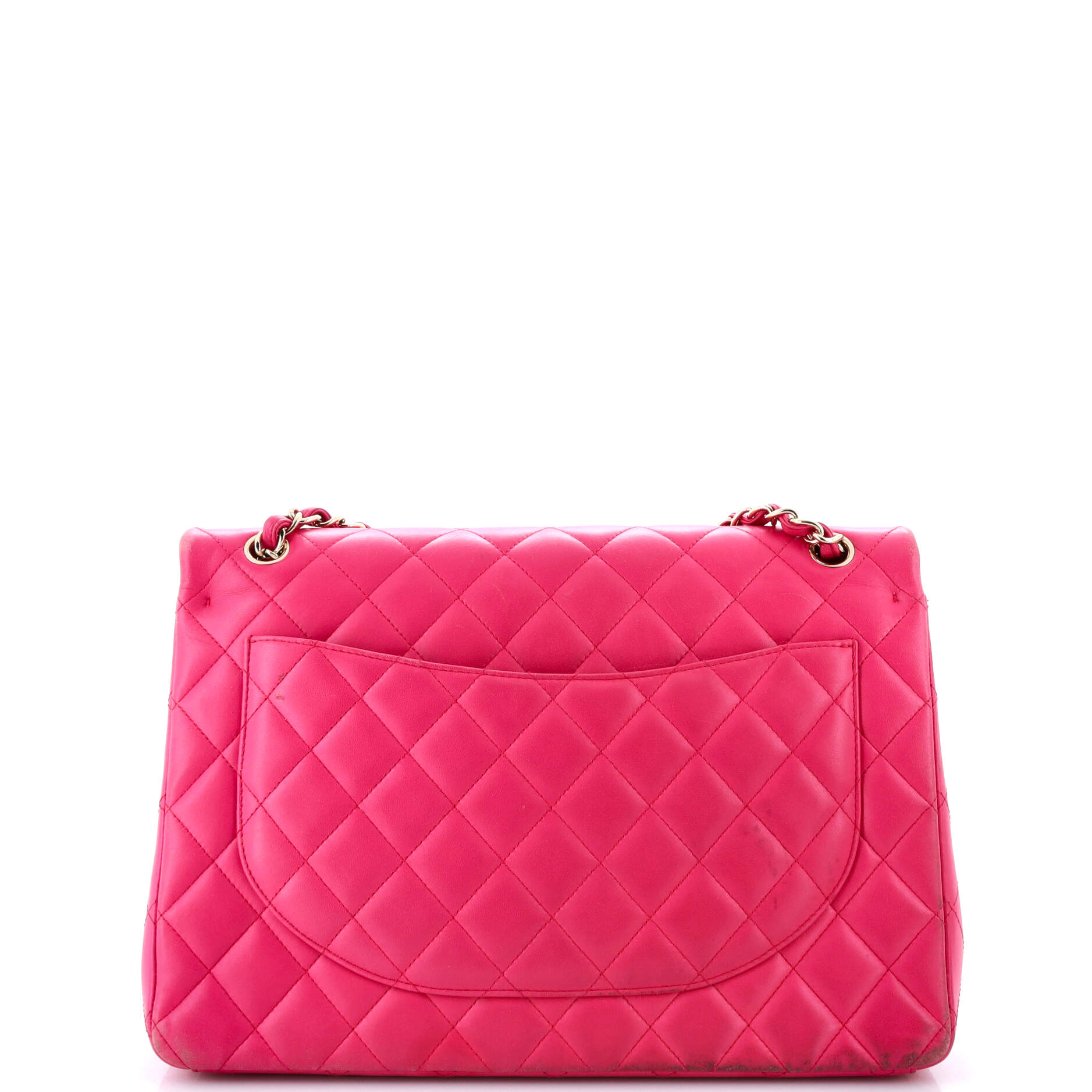 Chanel Classic Double Flap Bag Quilted Lambskin Jumbo