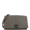 Chanel City Rock Flap Bag Quilted Goatskin Large