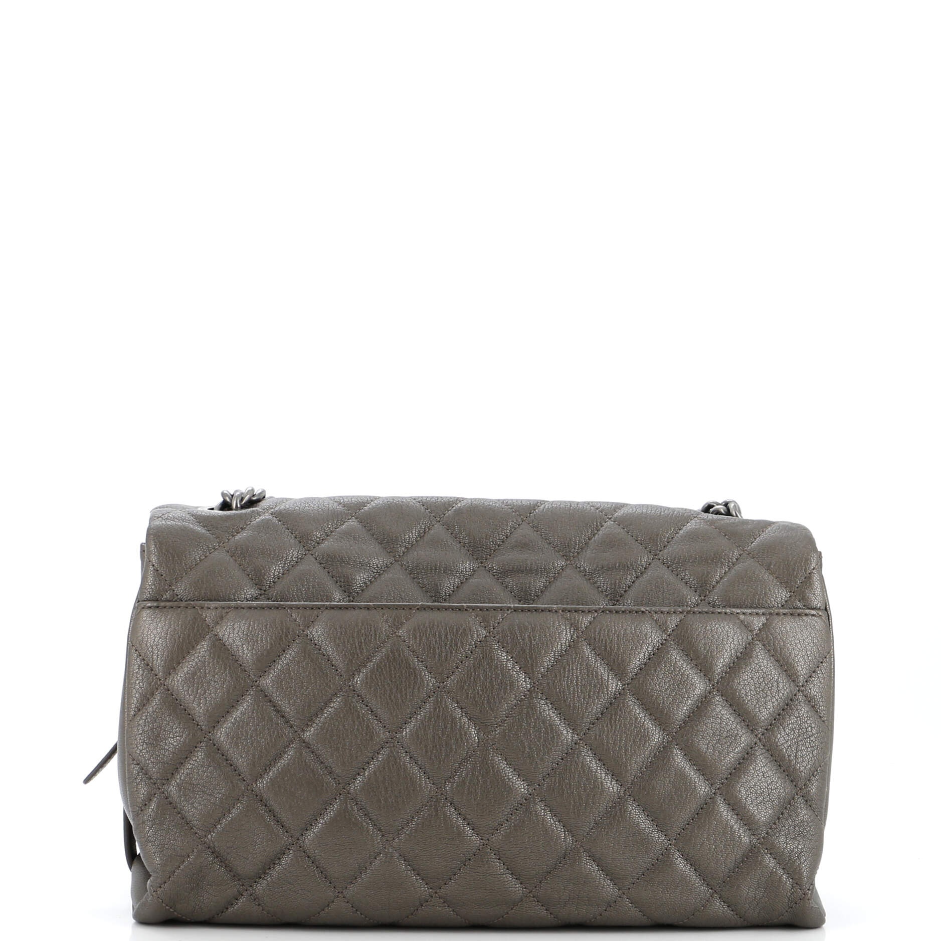 Chanel City Rock Flap Bag Quilted Goatskin Large