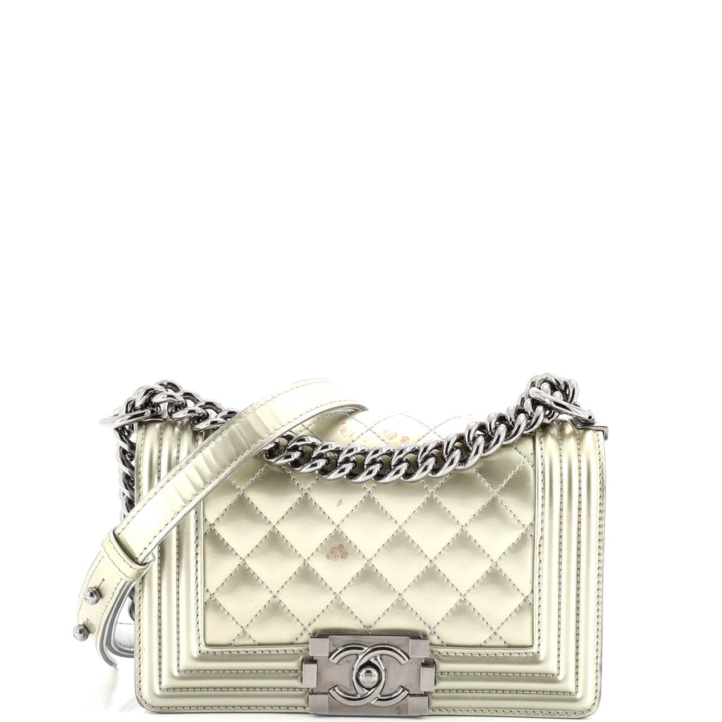 Chanel Boy Flap Bag Quilted  Small