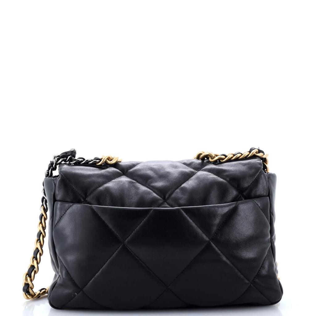 Chanel 19 Flap Bag Quilted Leather Medium