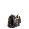 Chanel 19 Flap Bag Quilted Shiny Crumpled Calfskin Medium
