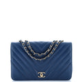 Chanel Statement Flap Bag Chevron Calfskin Medium
