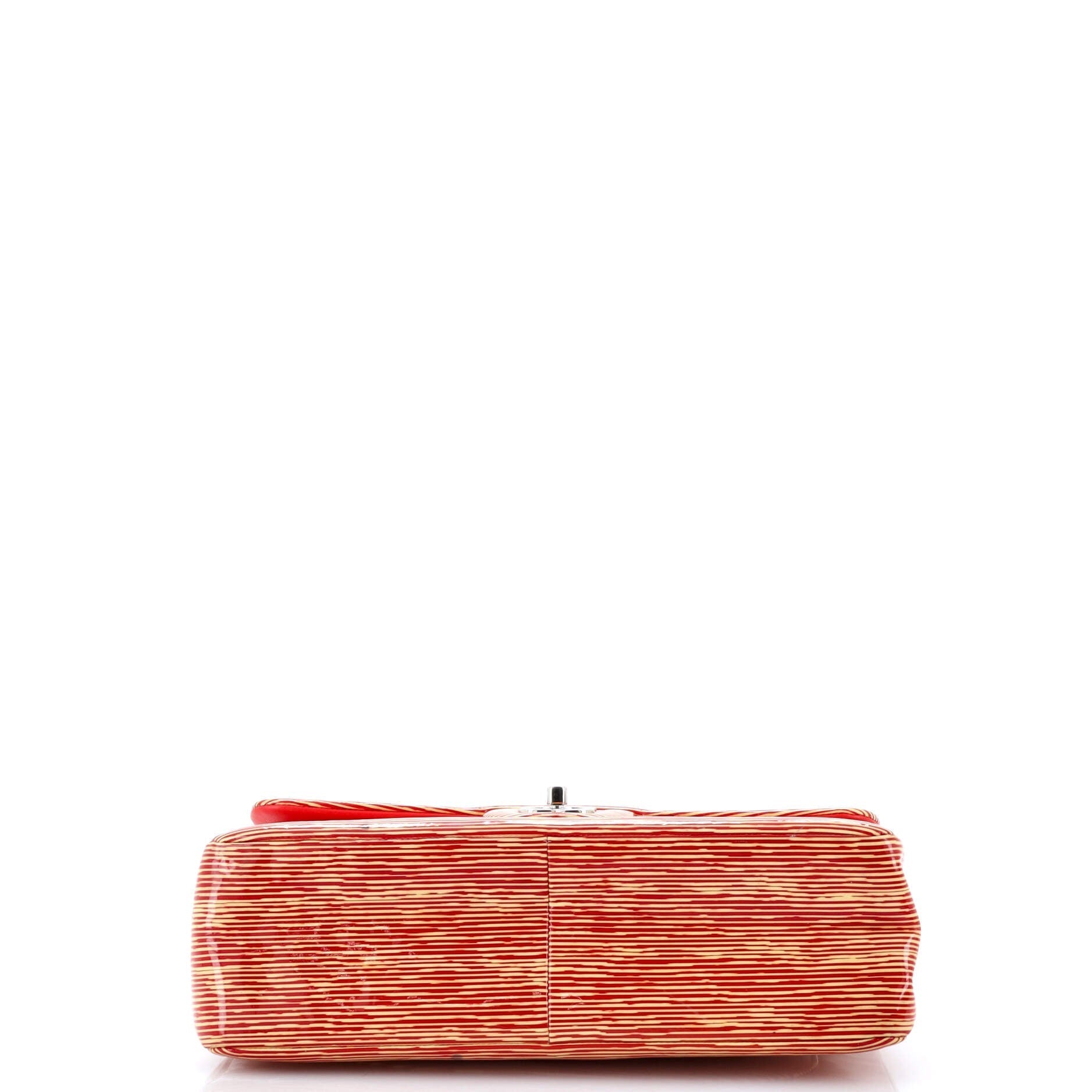 Chanel Classic Double Flap Bag Printed  Jumbo