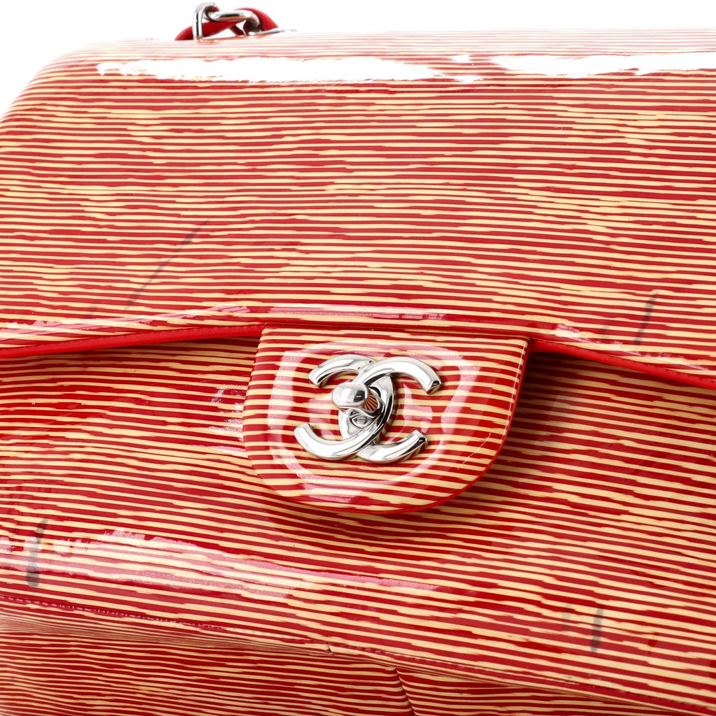 Chanel Classic Double Flap Bag Printed  Jumbo