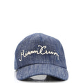 Chanel CC Basbeall Cap Embroidered Denim