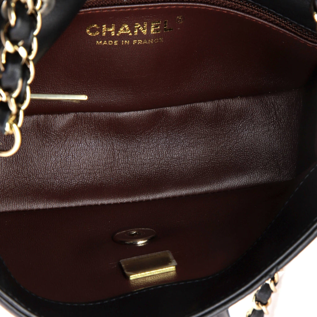 Chanel Pearl Edge Flap Quilted Lambskin Mini