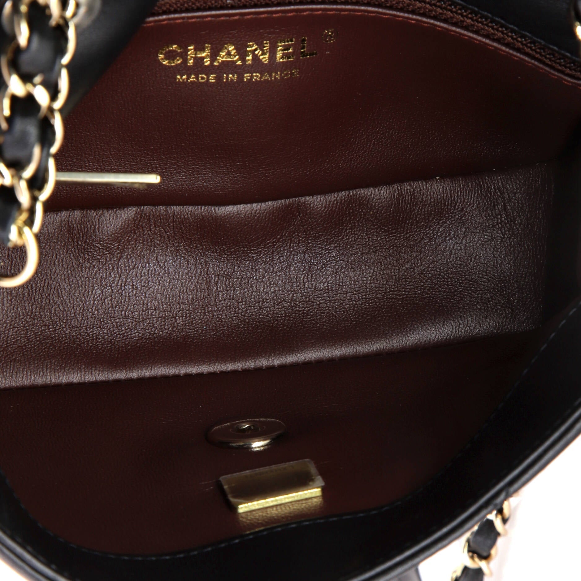 Chanel Pearl Edge Flap Quilted Lambskin Mini