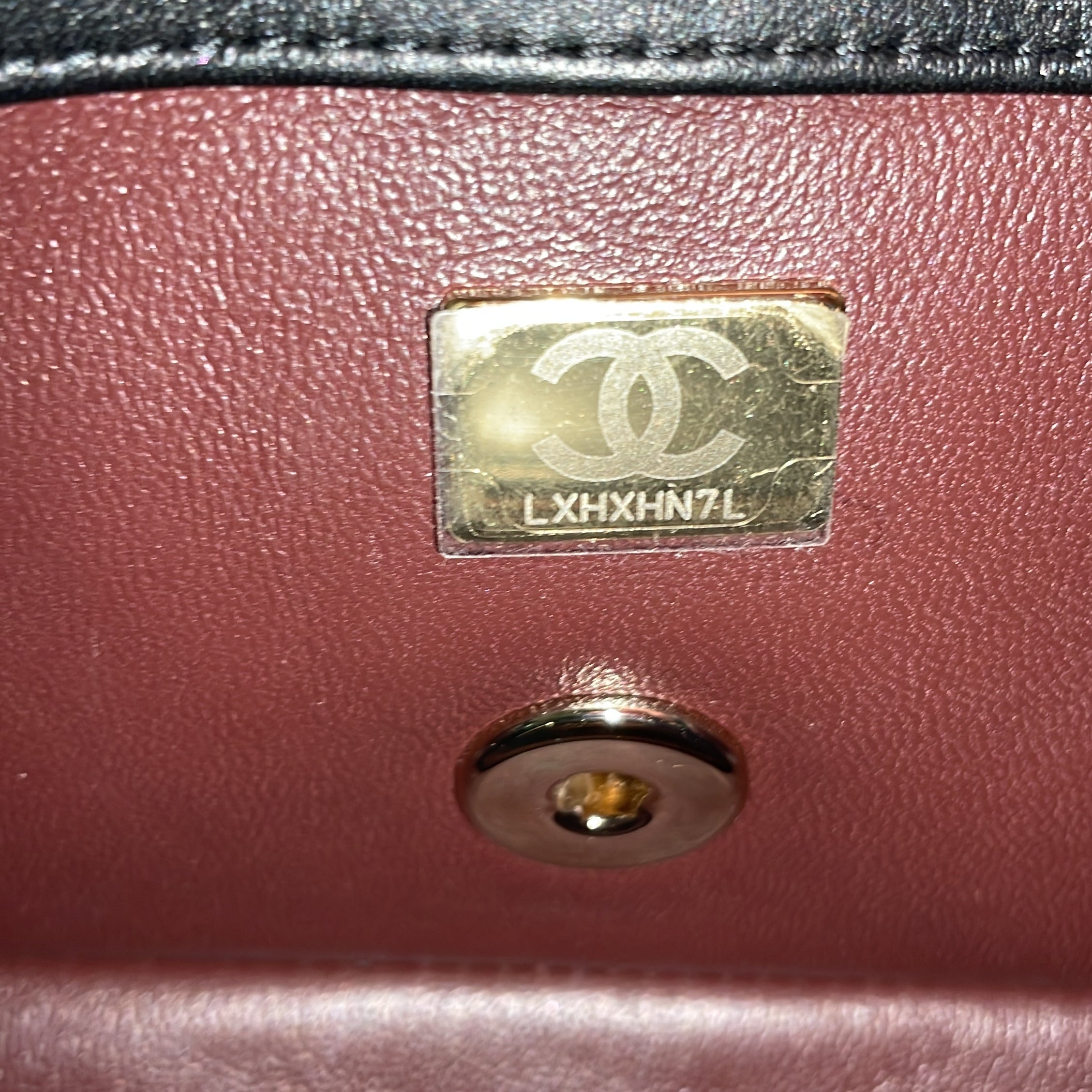Chanel Pearl Edge Flap Quilted Lambskin Mini