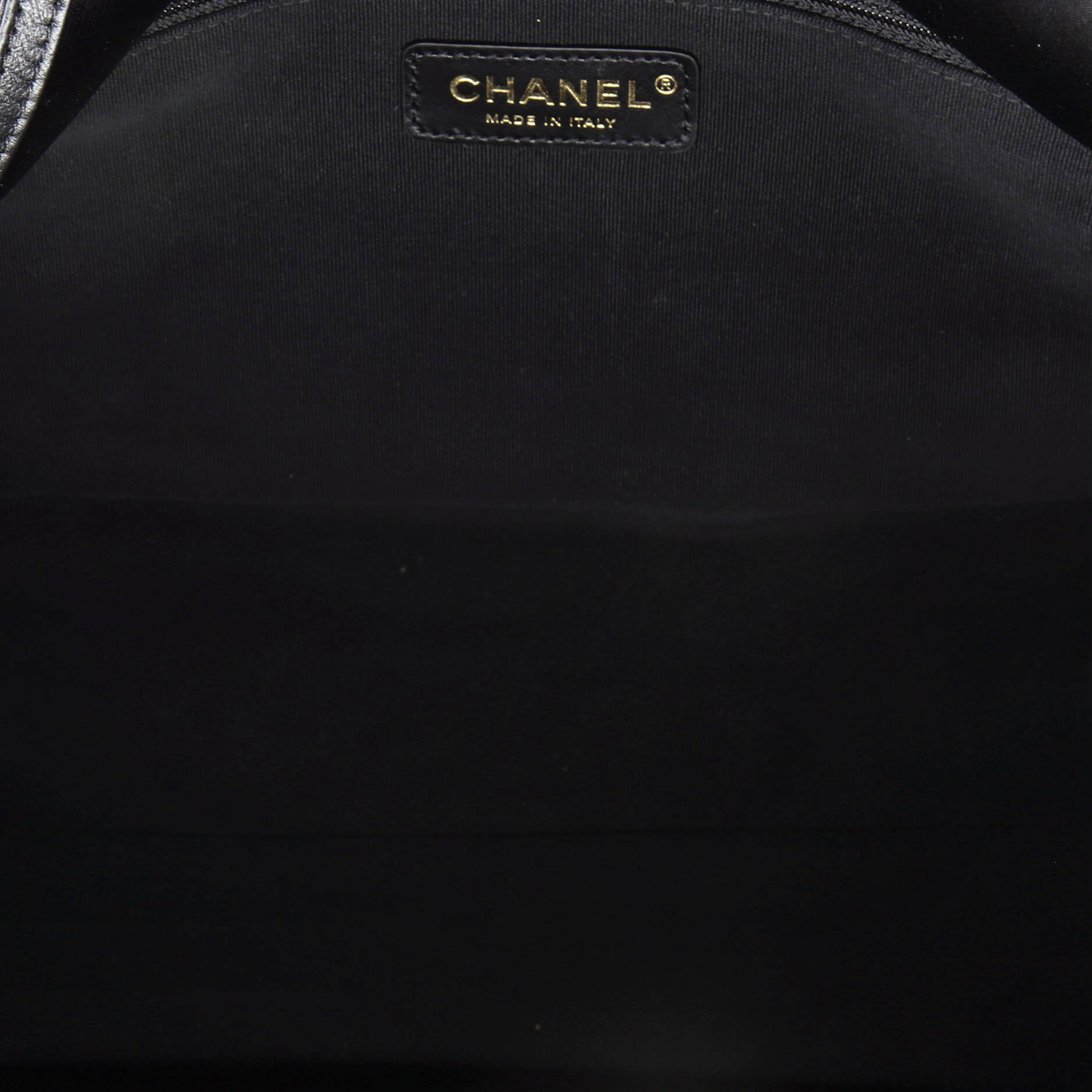 Chanel Maxi Shopping Bag Satin with Grosgrain