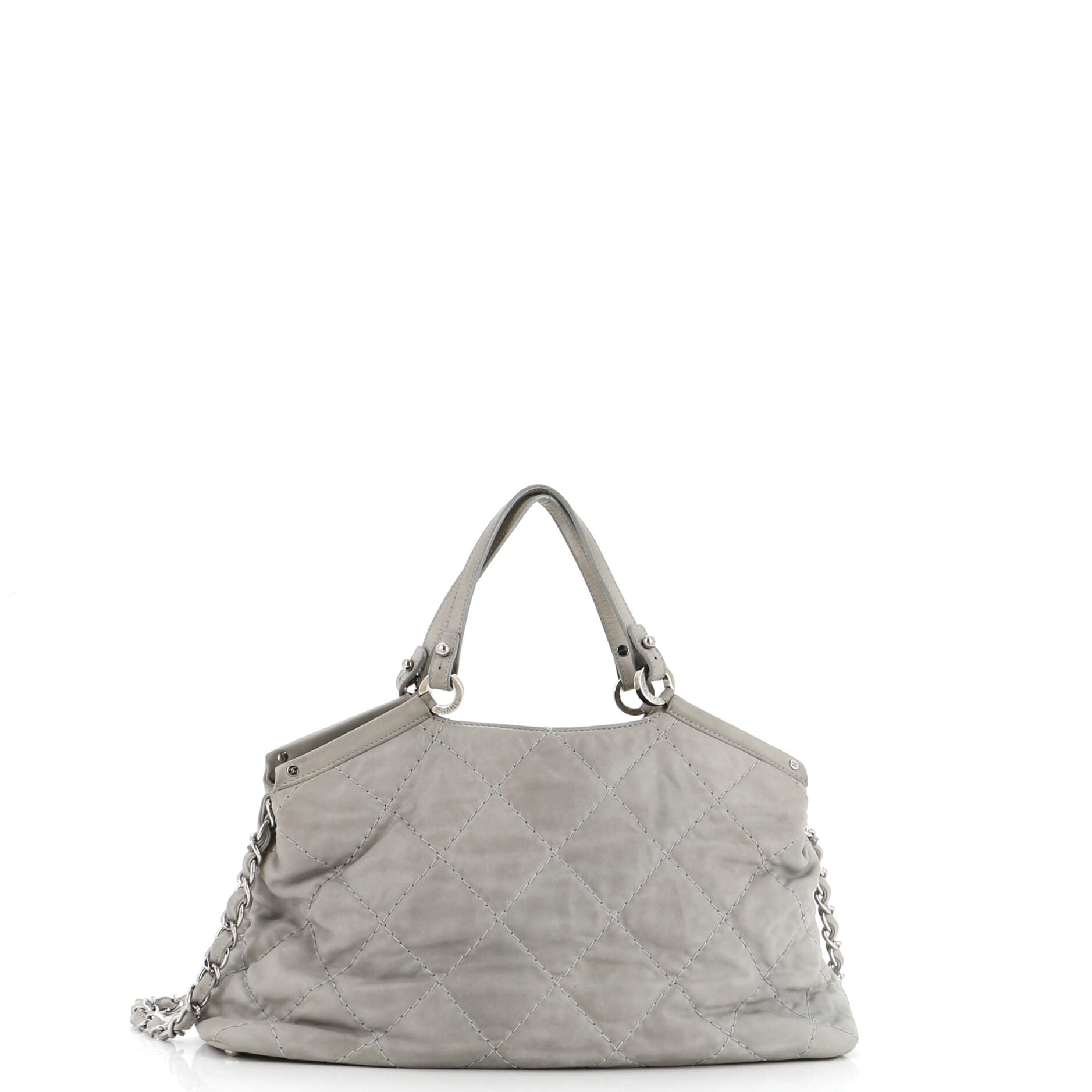 Chanel CC Sea Hit Tote Quilted Iridescent Calfskin Small