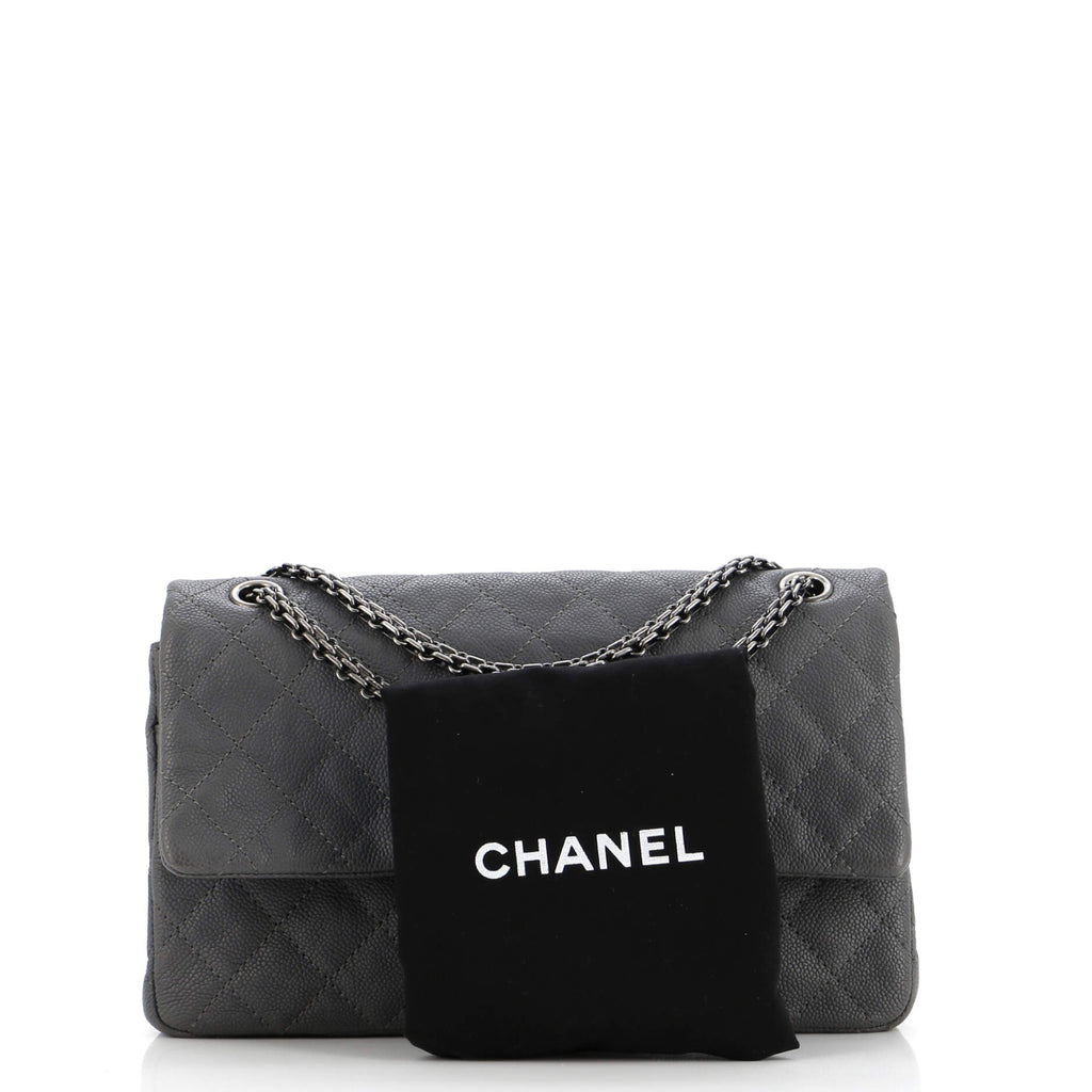 Chanel Reissue 2.55 Flap Bag Quilted Caviar 226