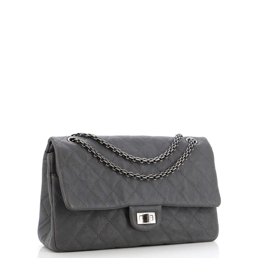 Chanel Reissue 2.55 Flap Bag Quilted Caviar 226