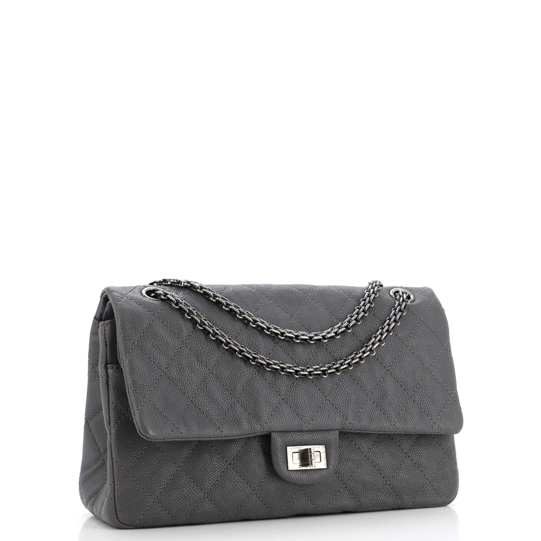Chanel Reissue 2.55 Flap Bag Quilted Caviar 226
