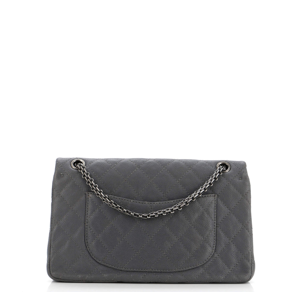 Chanel Reissue 2.55 Flap Bag Quilted Caviar 226