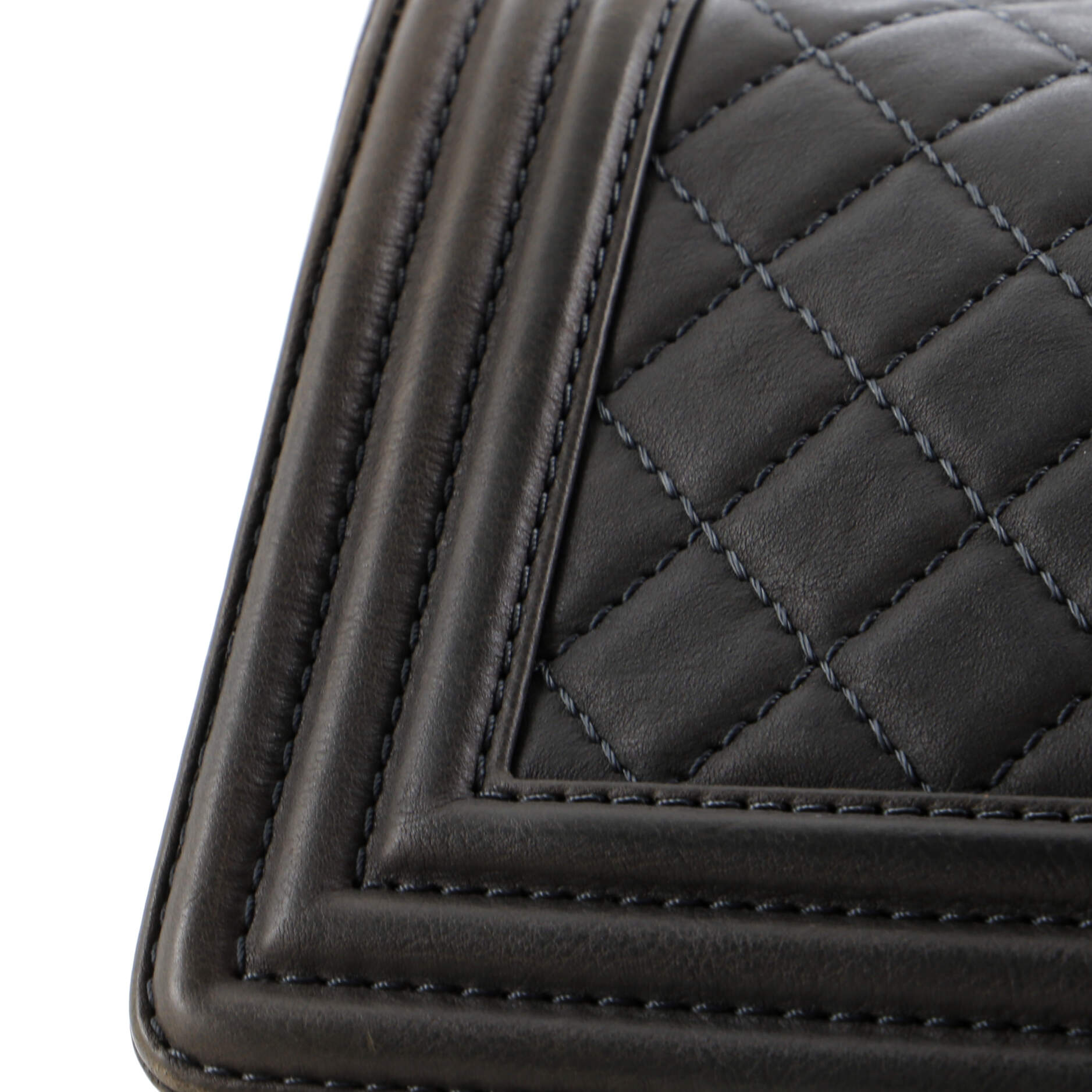 Chanel Paris-Dallas Boy Flap Bag Quilted Calfskin with Metal Adornments Old Medium