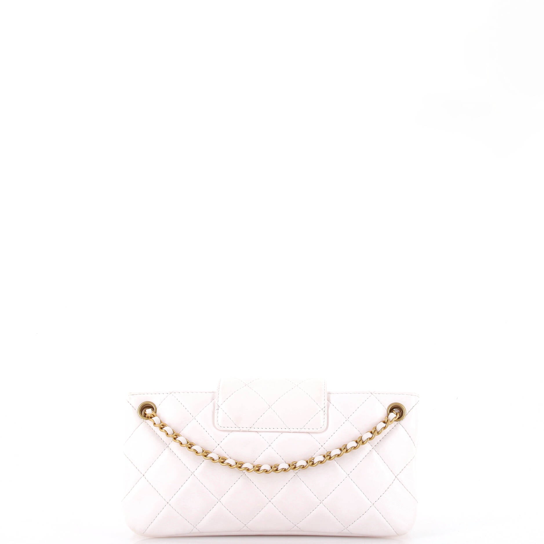 Chanel Giant CC Flap Baguette Bag Quilted Lambskin