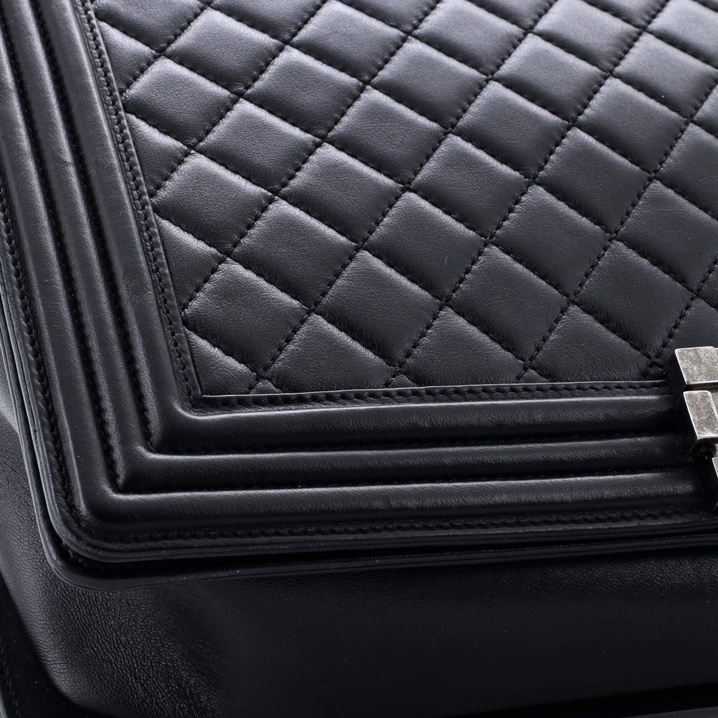 Chanel Boy Flap Bag Quilted Lambskin Large