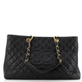 Chanel Grand Shopping Tote Quilted Caviar XL