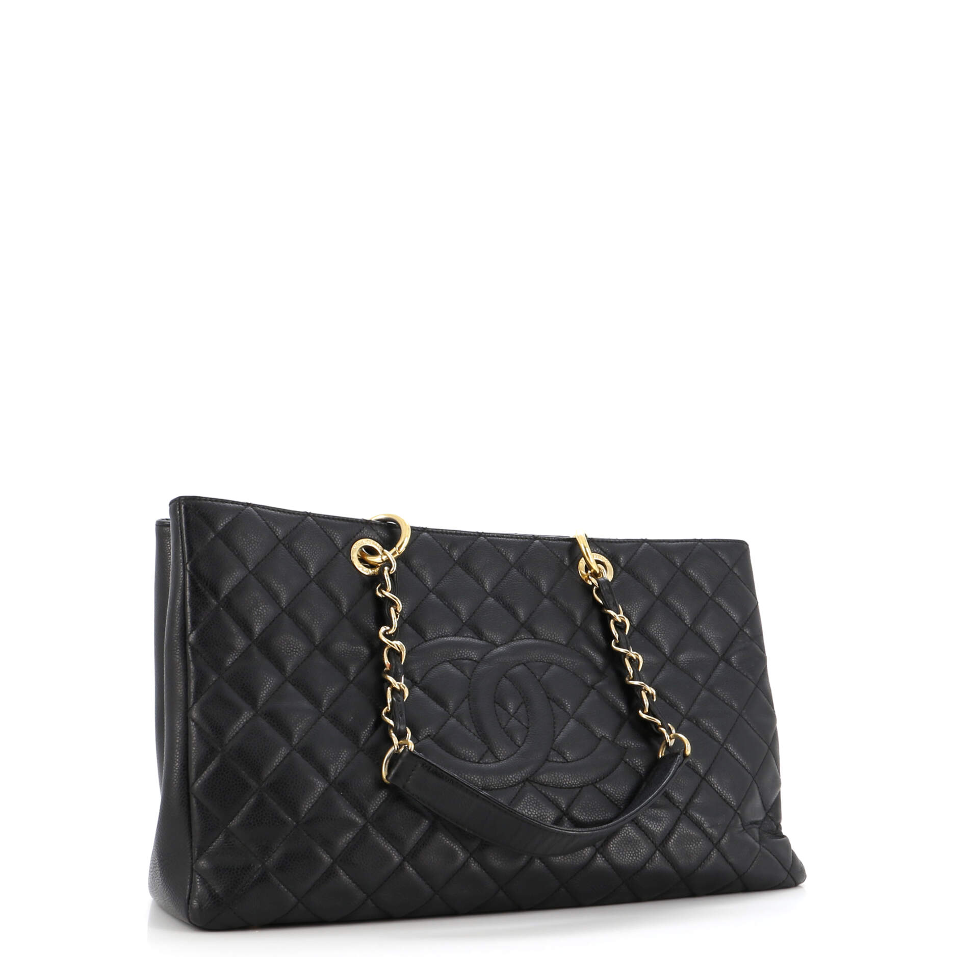 Chanel Grand Shopping Tote Quilted Caviar XL