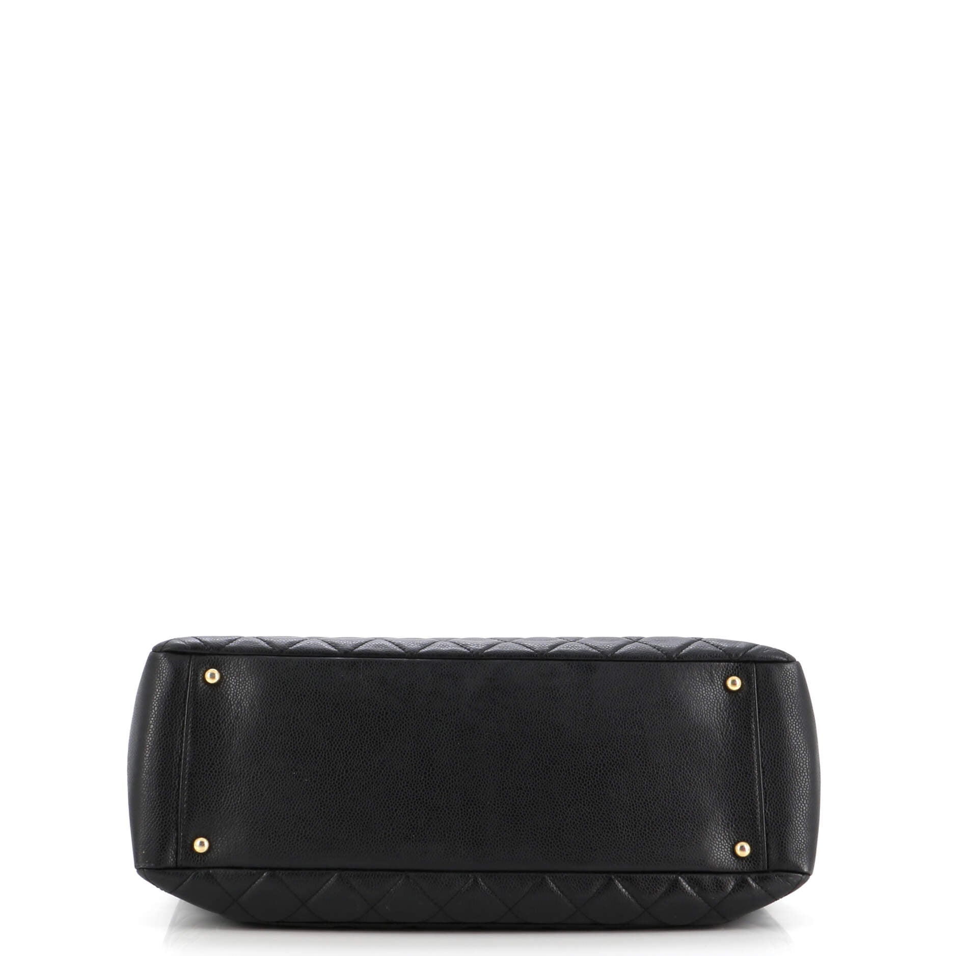 Chanel Grand Shopping Tote Quilted Caviar XL