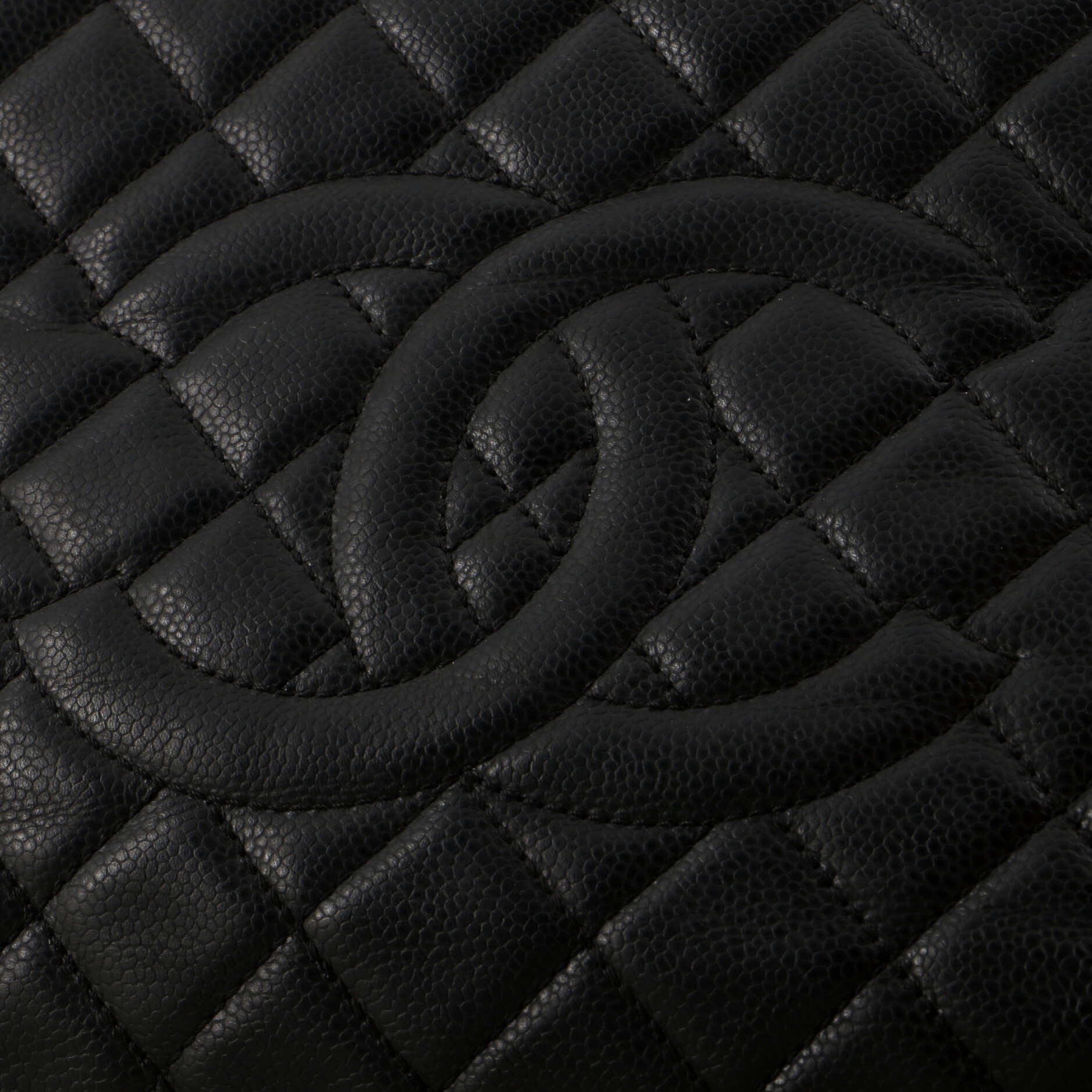 Chanel Grand Shopping Tote Quilted Caviar XL