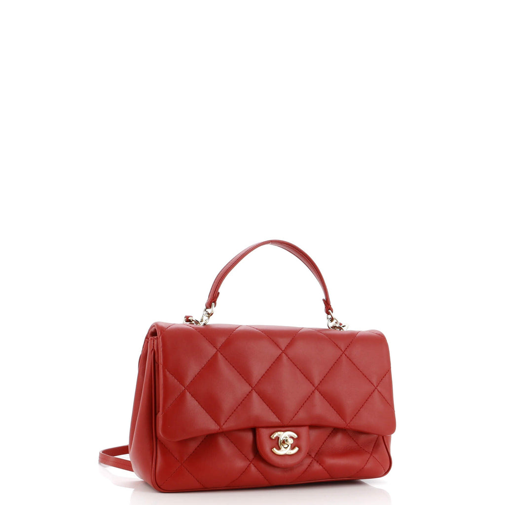 Chanel Easy Carry NM Flap Bag Quilted Lambskin Medium