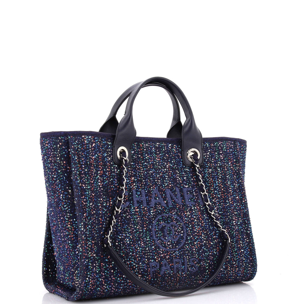 Chanel Deauville Tote Sequins Small