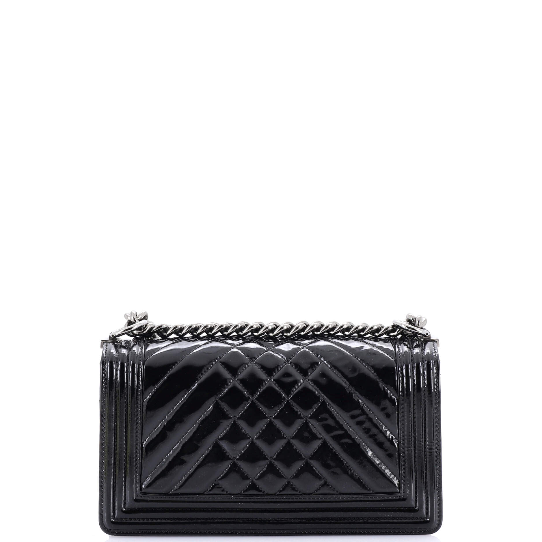 Chanel Boy Flap Bag Chevron  Old Medium
