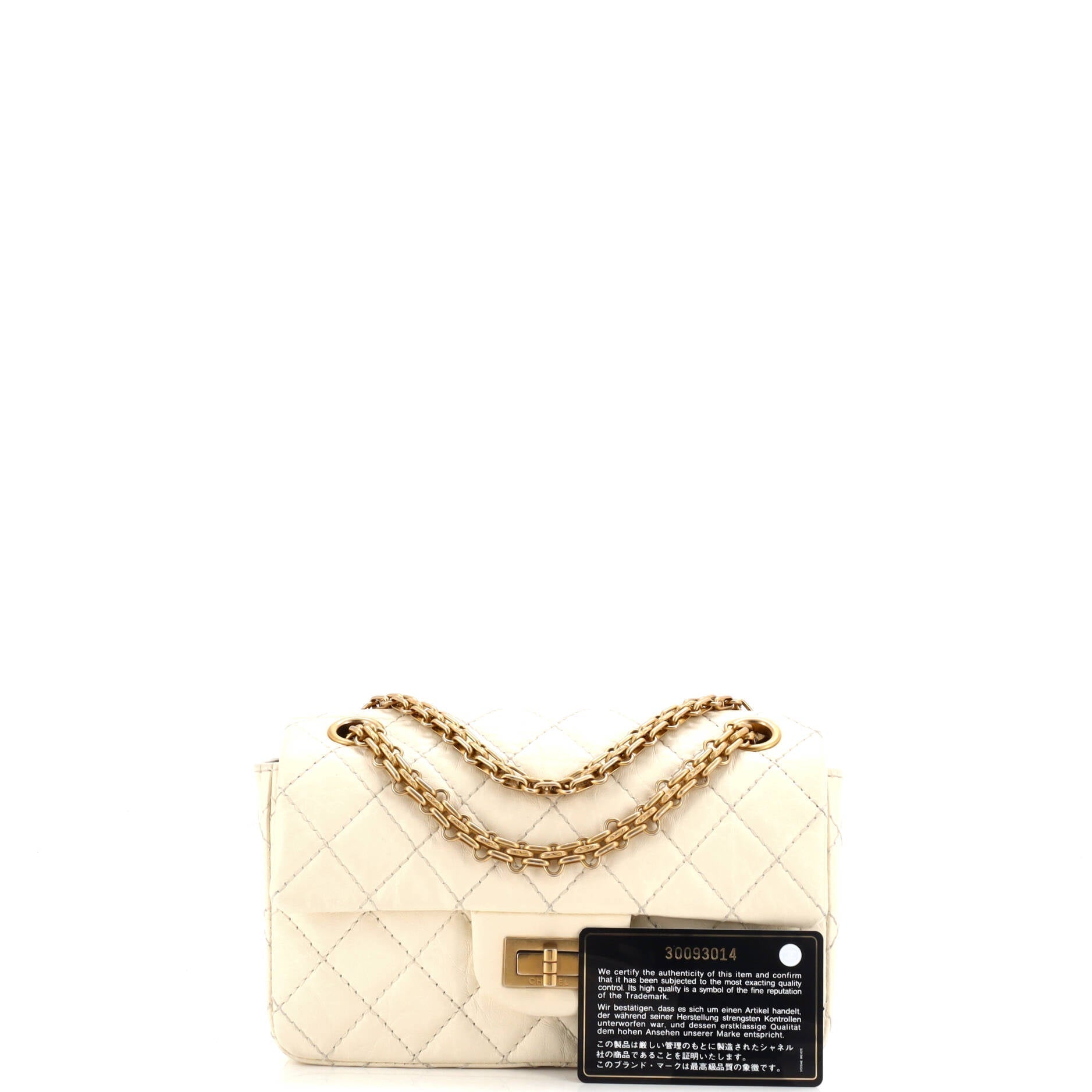 Chanel Reissue 2.55 Flap Bag Quilted Aged Calfskin Mini