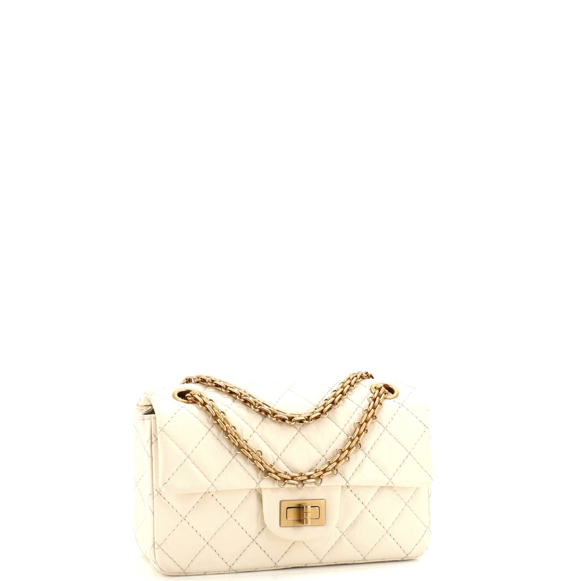 Chanel Reissue 2.55 Flap Bag Quilted Aged Calfskin Mini