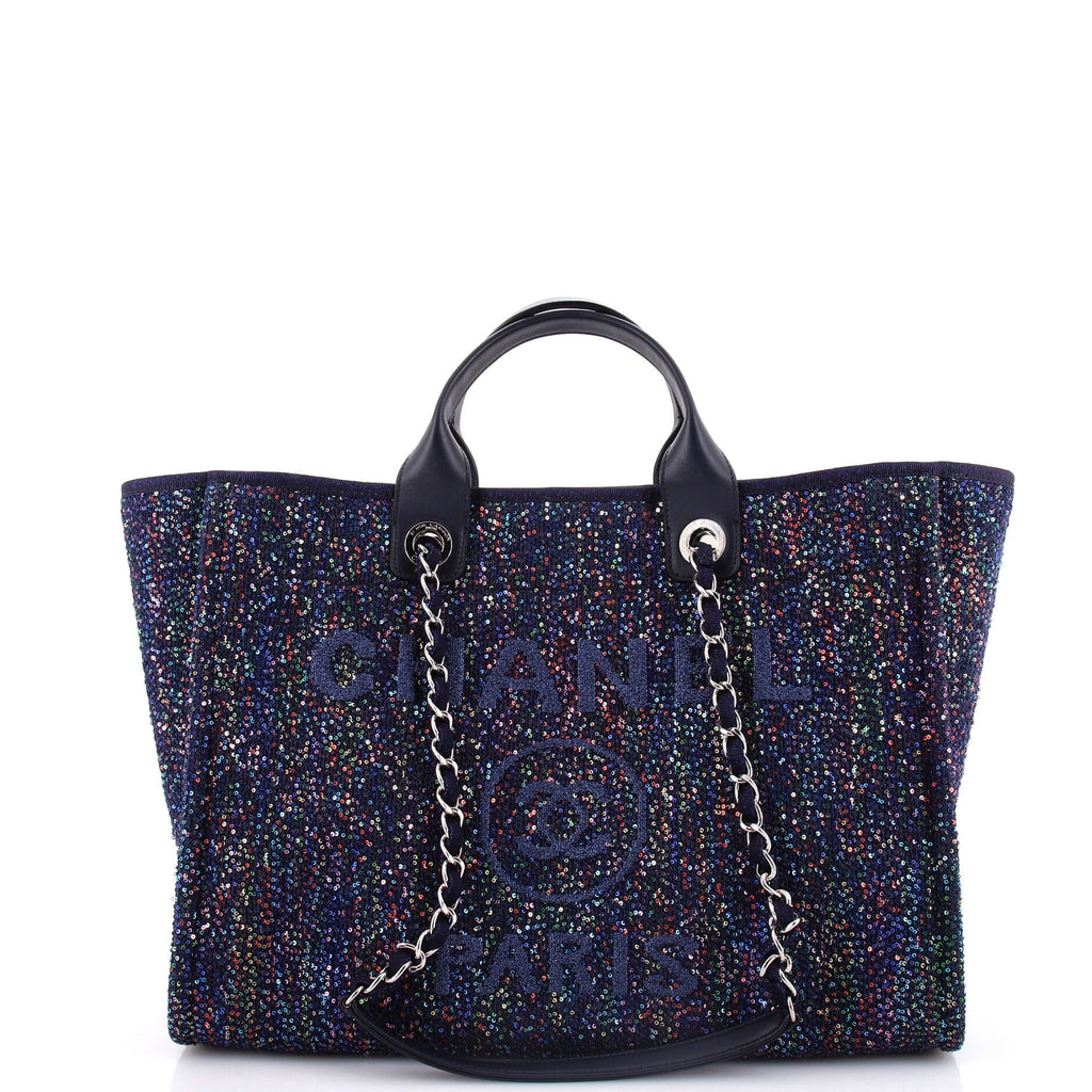 Chanel Deauville Tote Sequins Medium