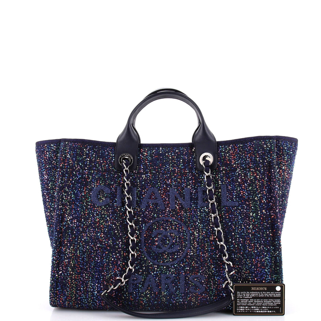 Chanel Deauville Tote Sequins Medium