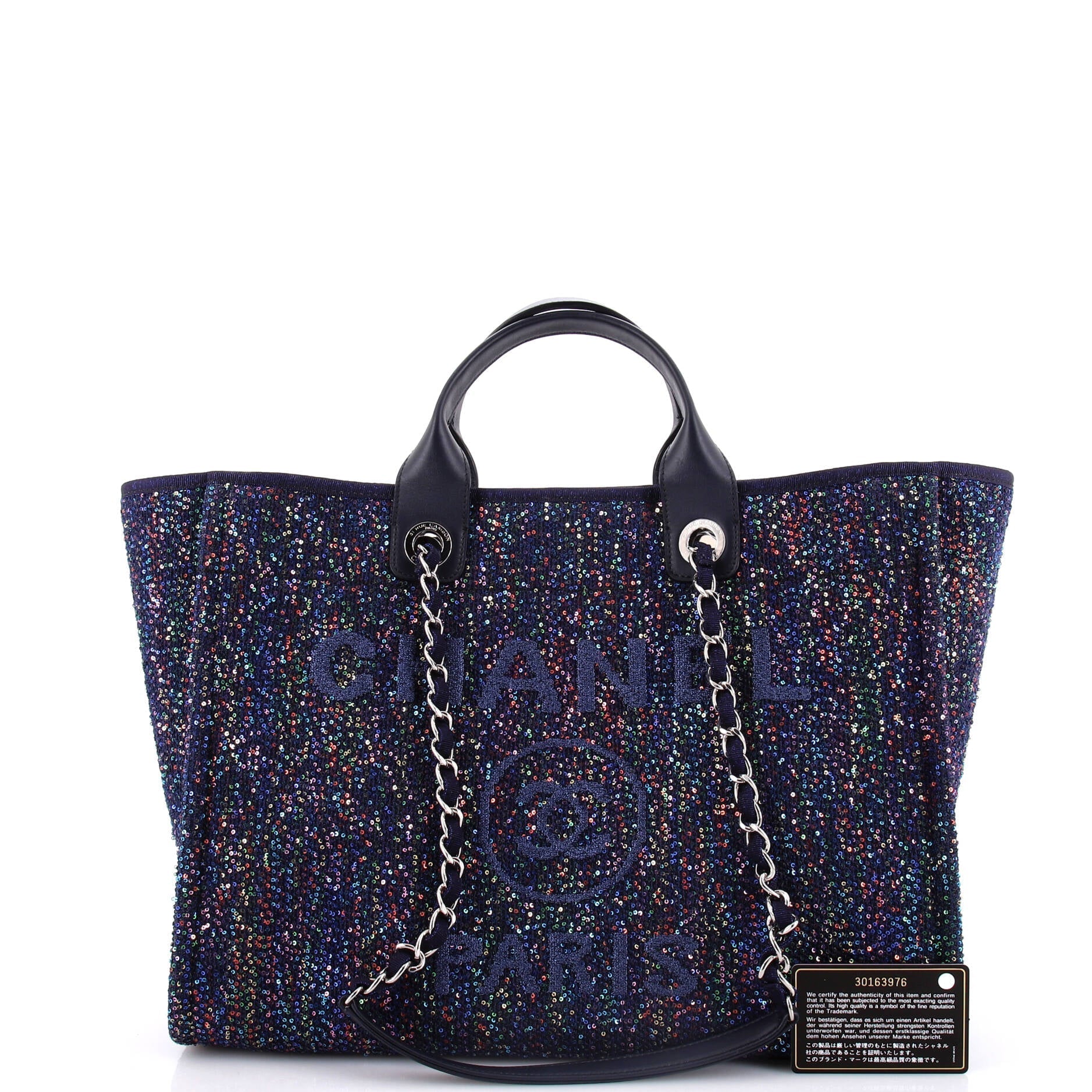 Chanel Deauville Tote Sequins Medium