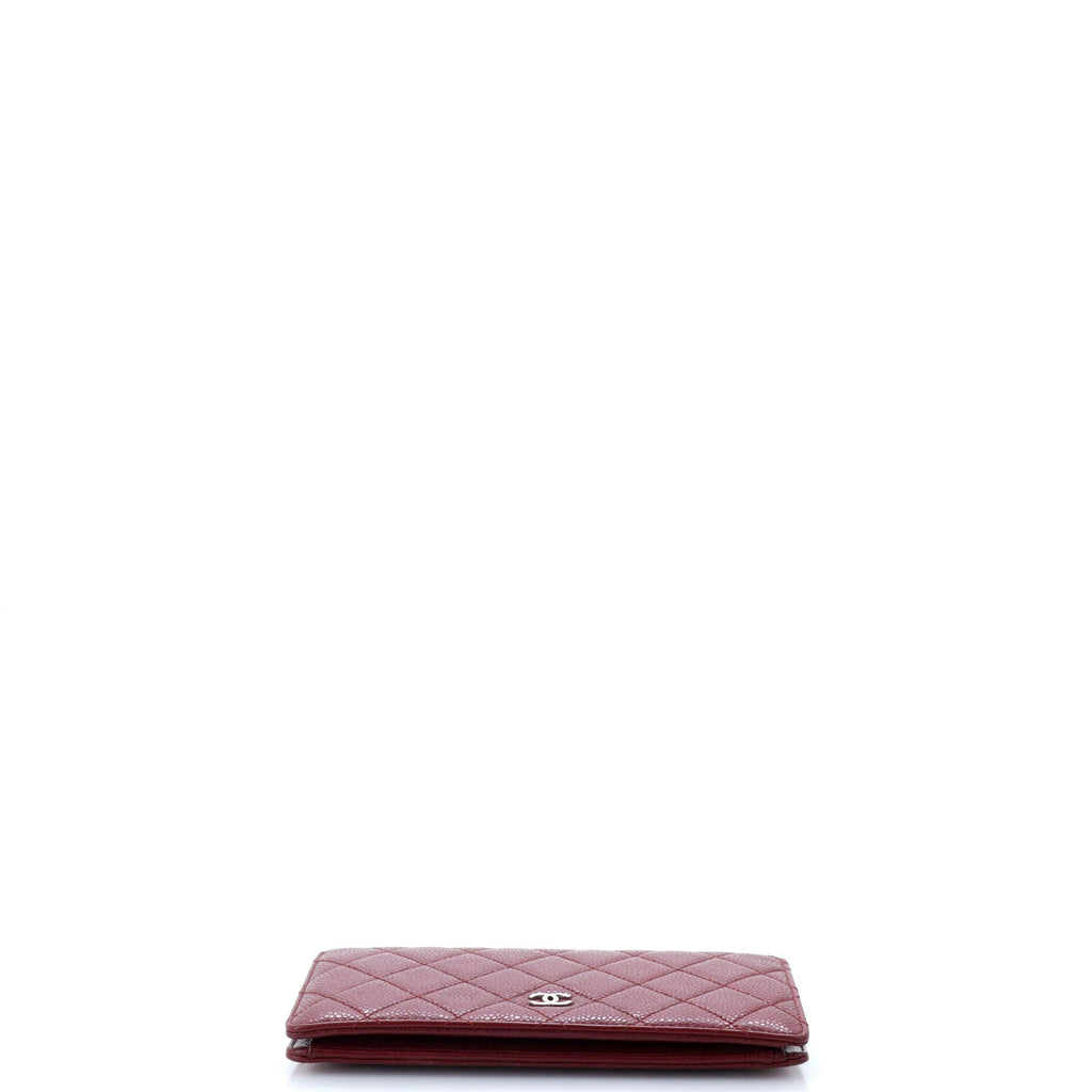 Chanel L-Yen Wallet Quilted Caviar