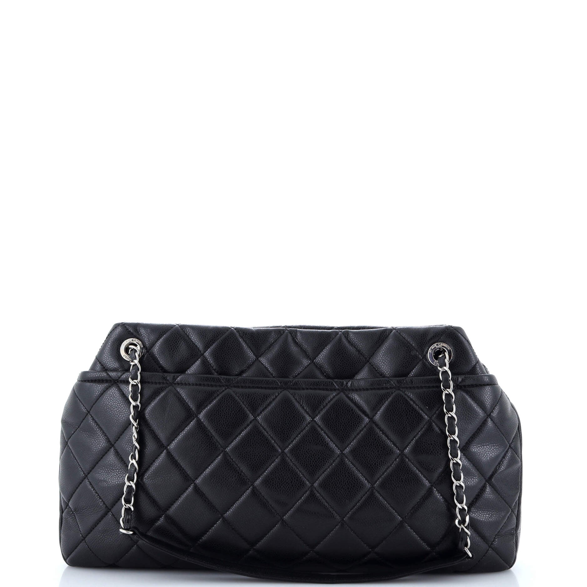 Chanel Timeless CC Shopping Tote Quilted Caviar Large
